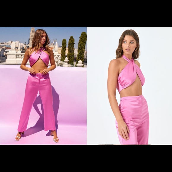 Satin top- SOLD - Picture 2 of 2